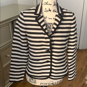 Striped Ann Taylor Loft Blazer (size 6P)